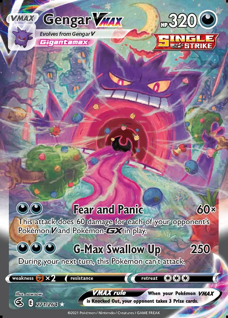 Gengar VMAX, Fusion Strike 271/264