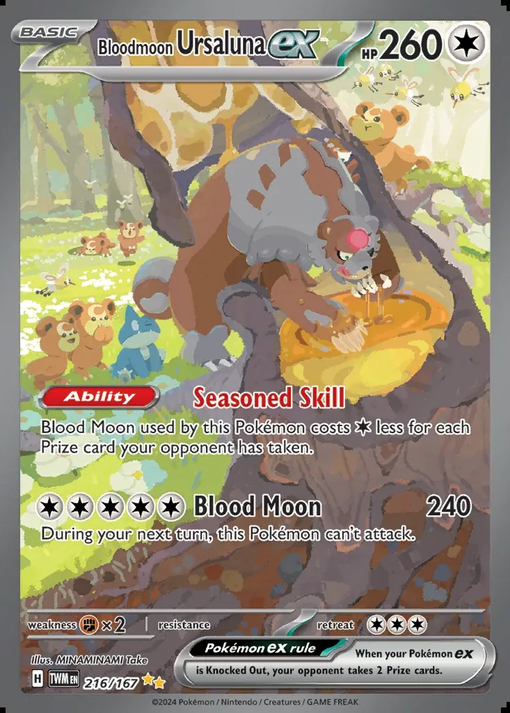 Bloodmoon Ursaluna ex, Twilight Masquerade 216/167