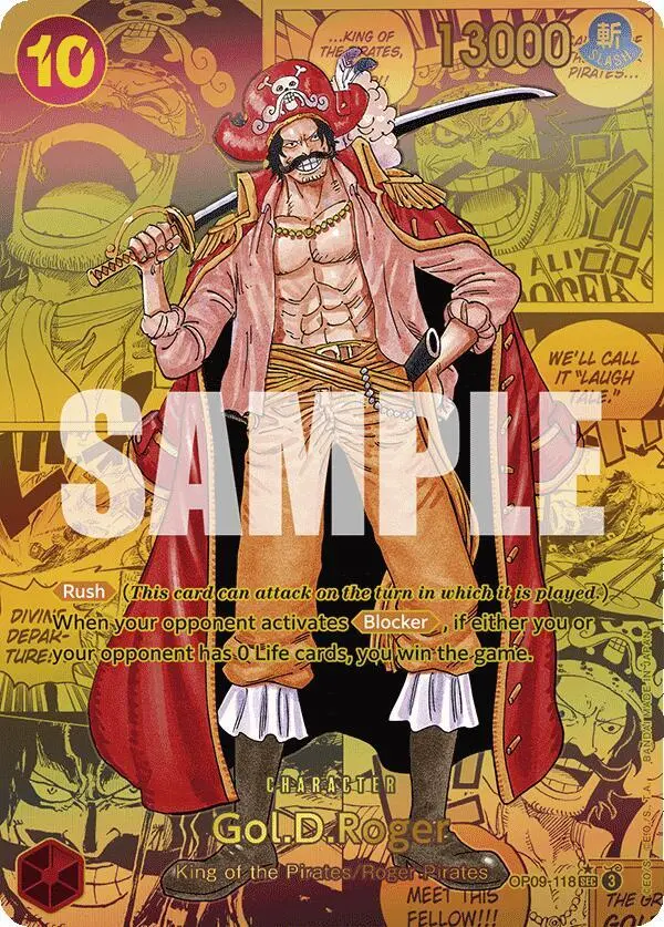 Gol.D.Roger (Manga), Emperors in the New World OP09-118